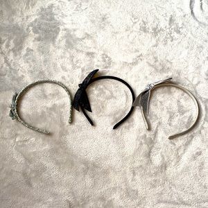 3 pair bow headbands